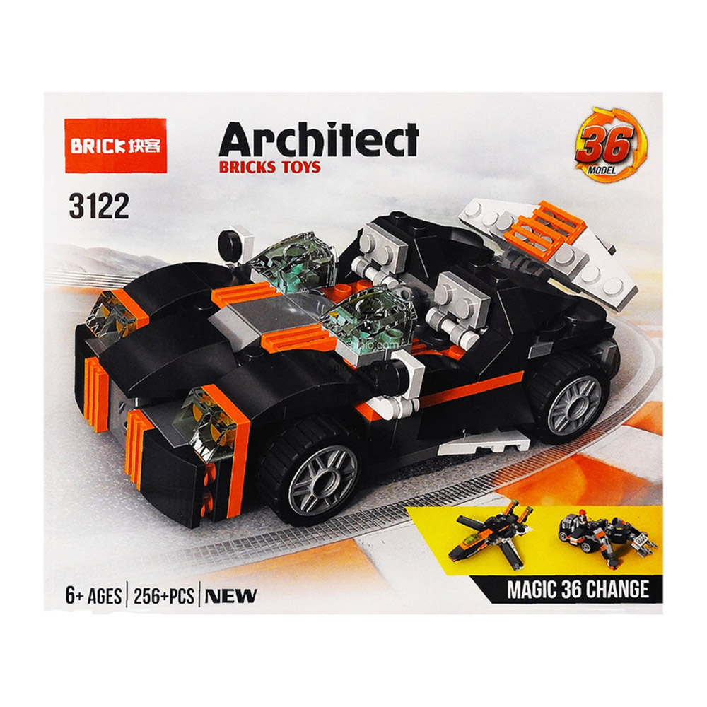 ساختنی لگو بریک مدل Bricks 3122 با قابلیت ساخت 36 مدل مختلف