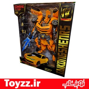 ماشین تبدیل شونده ترانسفورمرز طرح بامبلبی Bumblebee کد 6817