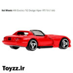 ماکت ماشین هات ویلز مدل دوج وایپر 92 DODGE VIPER RT/10