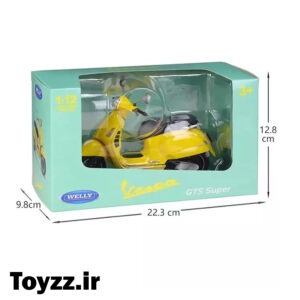 ماکت موتور ویلی طرح وسپا مدل VESPA GTS SUPER 1/12