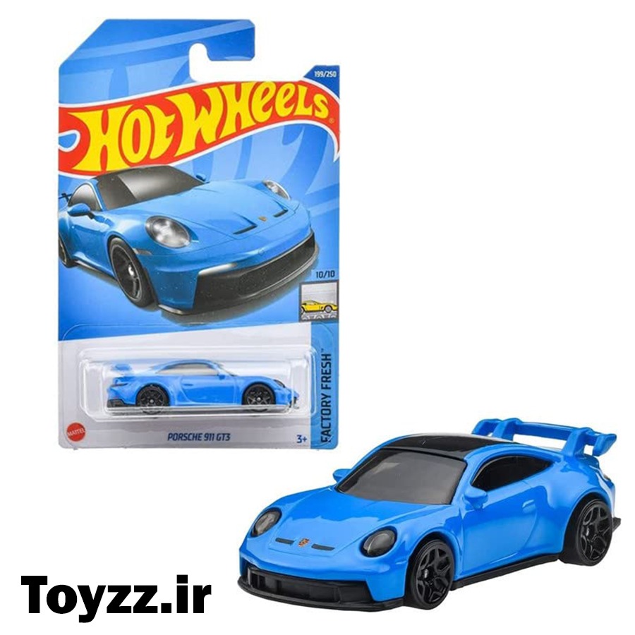 ماکت ماشین هات ویلز مدل PORSCHE 911 GT3