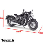 ماکت موتور ویلی طرح تریومف مدل BONNEVILLE BOBBER 1:12