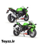 ماکت موتور ویلی طرح کاوازاکی نینجا مدل KAWASAKI NINJA ZX-10R 1:12