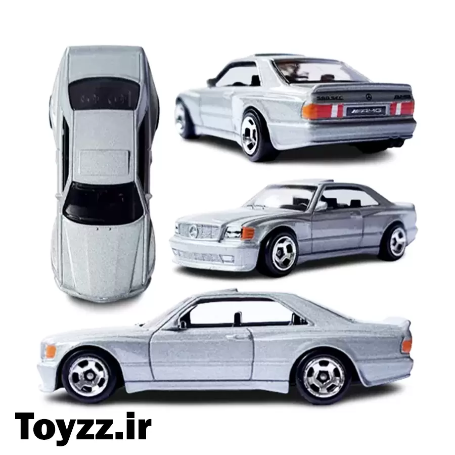 ماکت ماشین هات ویلز مدل مرسدس بنز 89 MERCEDES-BENZ 560 SEC AMG
