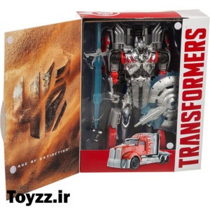 ماشین تبدیل شونده اورجینال ترانسفورمرز آپتیموس پرایم برند هاسبرو مدل Hasbro PLATINUM EDITION SILVER KNIGHT OPTIMUS PRIME