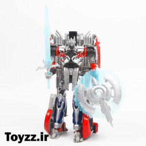 ماشین تبدیل شونده اورجینال ترانسفورمرز آپتیموس پرایم برند هاسبرو مدل Hasbro PLATINUM EDITION SILVER KNIGHT OPTIMUS PRIME