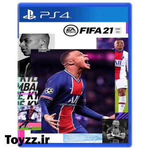 بسته‌بندی اورجینال بازی FIFA 21 مخصوص PS4 با تضمین کیفیت از تویز شاپ