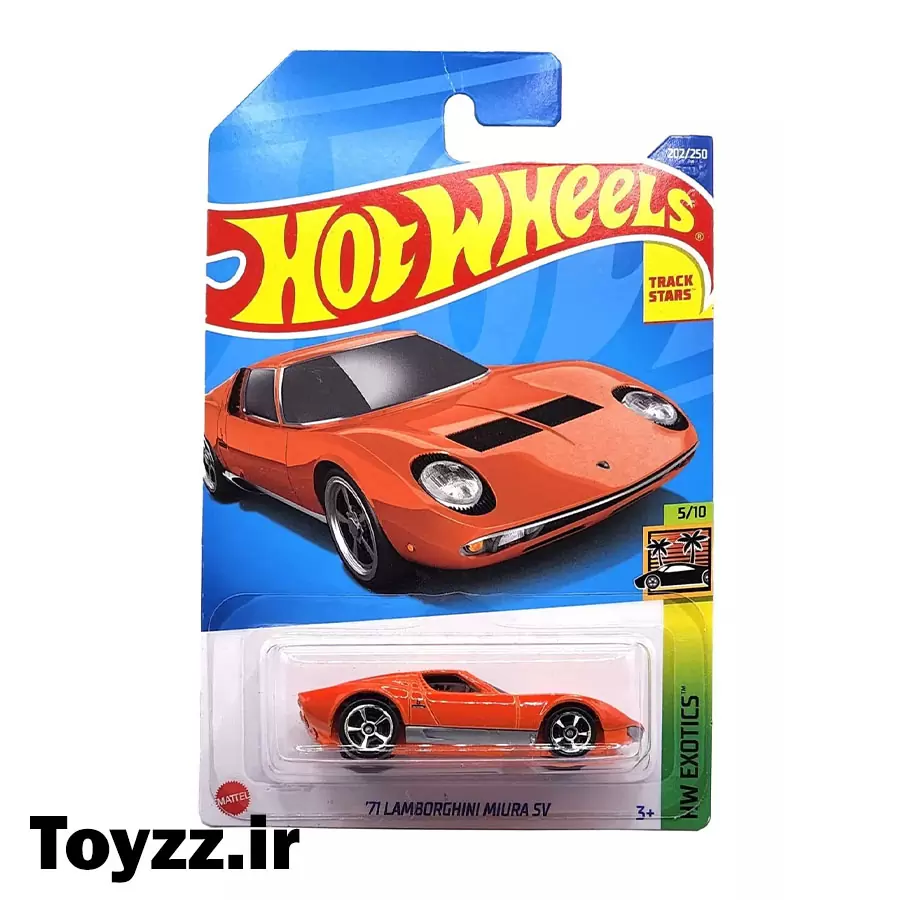 ماکت ماشین هات ویلز مدل لامبورگینی 71 Lamborghini MIURA SV