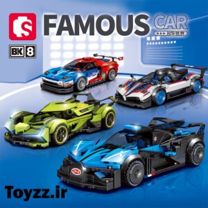 ساختنی لگو ماشین سمبو بلاک مدل SEMBO BLOCK FAMOUS CAR