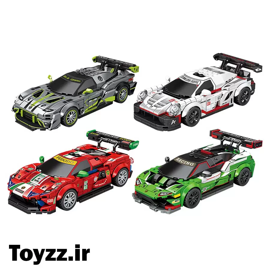 ساختنی لگو ماشین سمبو بلاک مدل SEMBO BLOCK FAMOUS CAR 714017