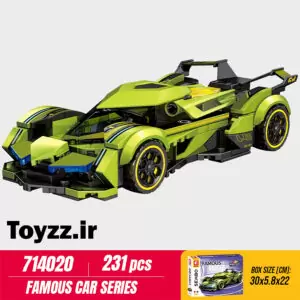 ساختنی لگو ماشین سمبو بلاک مدل SEMBO BLOCK FAMOUS CAR 714020
