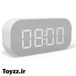 ساعت رومیزی دیجیتال مدل LED CLOCK دارای نمایش تاریخ دماسنج و دو زمان زنگ بیداری