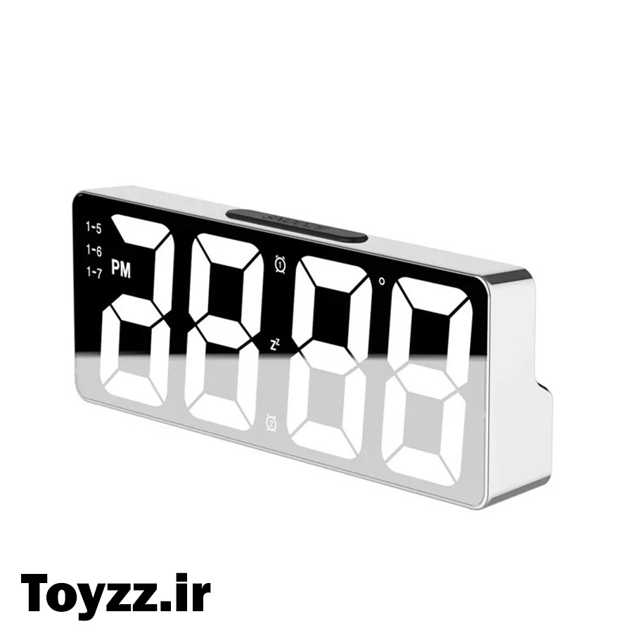 ساعت رومیزی دیجیتال مدل 2228 دارای نمایش تاریخ دماسنج و دو زمان زنگ بیداری