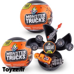 اسباب بازی شانسی مانستر تراک برند زورو مدل ZURU 5 Surprise Monster Trucks