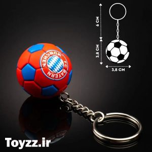 جاکلیدی طرح توپ فوتبال مدل باشگاه بایرن مونیخ FC BAYERN MUNCHEN