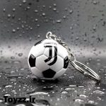 جاکلیدی اورجینال طرح توپ فوتبال مدل باشگاه یوونتوس JUVENTUS