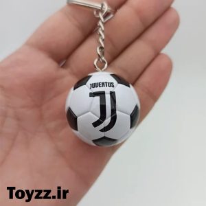 جاکلیدی اورجینال طرح توپ فوتبال مدل باشگاه یوونتوس JUVENTUS