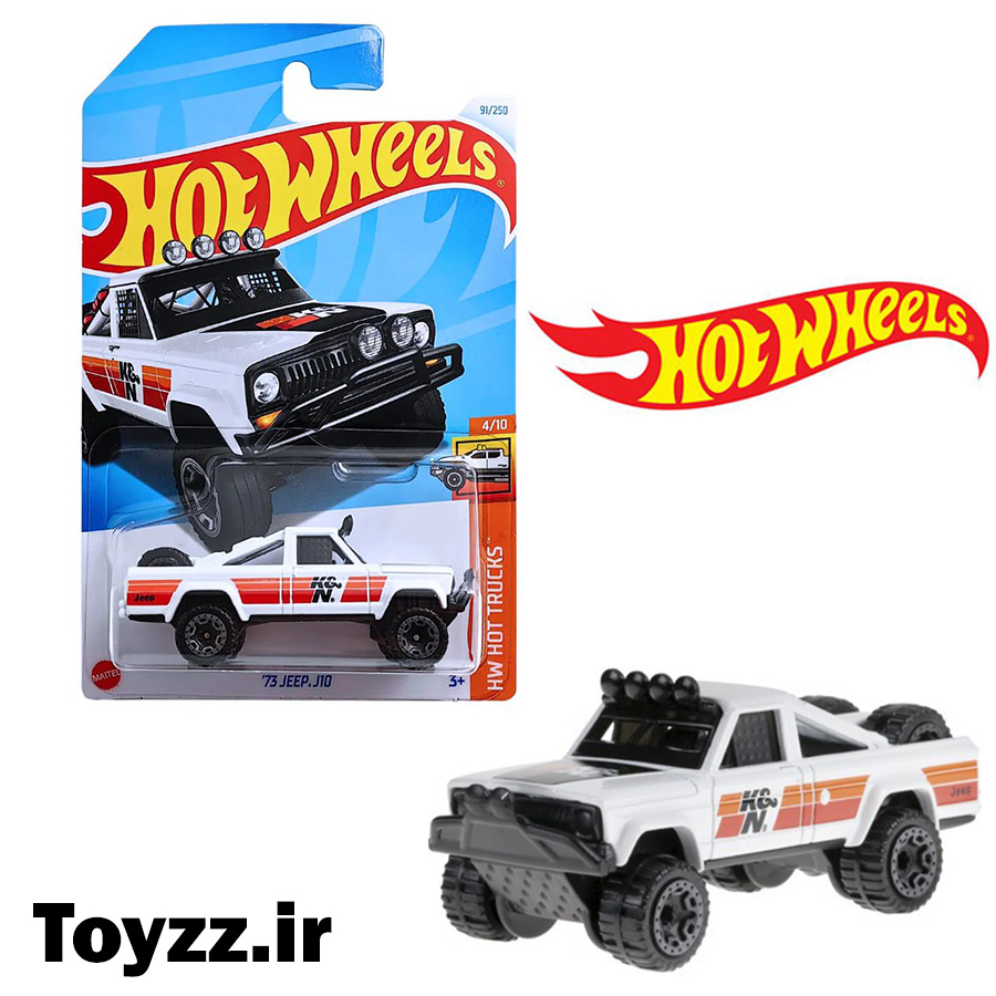 ماکت ماشین هات ویلز مدل جیپ 73 JEEP J10