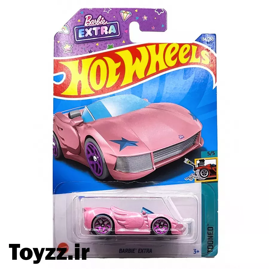 ماکت ماشین هات ویلز مدل باربی BARBIE EXTRA