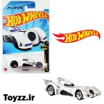 ماکت ماشین هات ویلز مدل بتموبیل White BATMOBILE