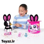 اسباب بازی سوپرایزی خرگوش جادویی برند ZURU مدل Pets Alive Magic Bunnies سفید