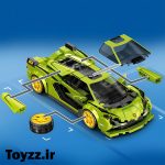 ساختنی لگو ماشین برند سمبو بلاک مدل SEMBO BLOCK FAMOUS CAR 714541
