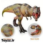 فیگور دایناسور فک متحرک طرح Tyrannosaurus طول 31 سانتی متر