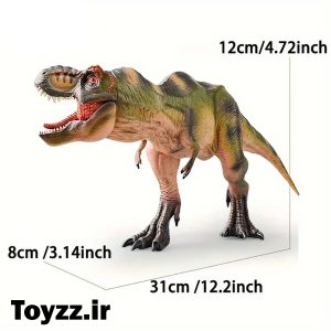فیگور دایناسور فک متحرک طرح Tyrannosaurus طول 31 سانتی متر