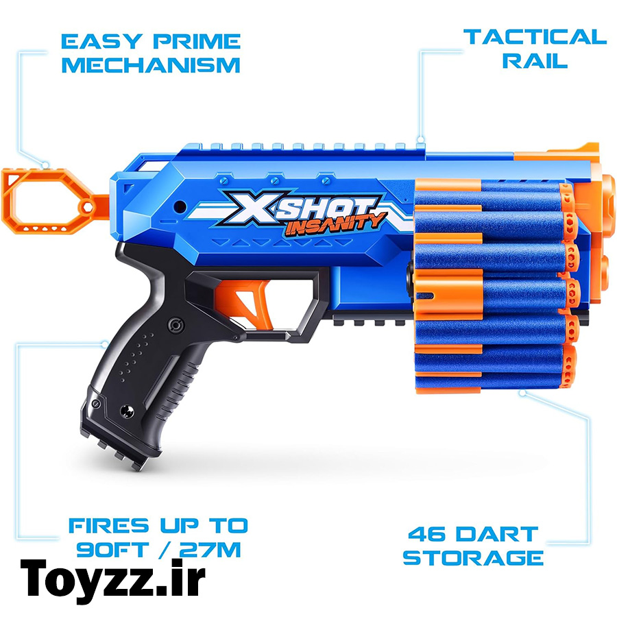 تفنگ ایکس شات X-SHOT سری InsanityManic کد 36603
