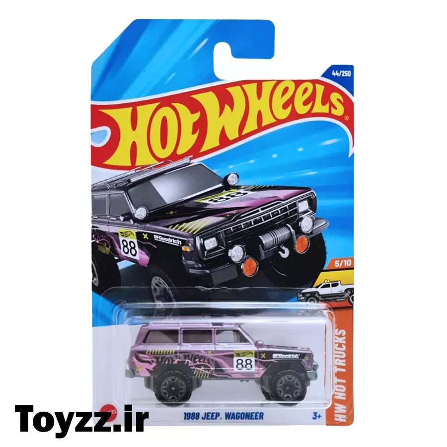 ماکت هات ویلز 1988 JEEP WAGONEER سری HW HOT TRUCKS