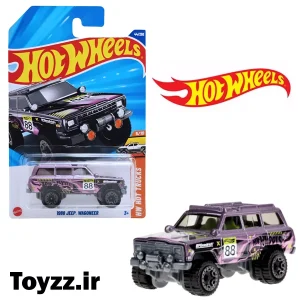 ماکت هات ویلز 1988 JEEP WAGONEER سری HW HOT TRUCKS