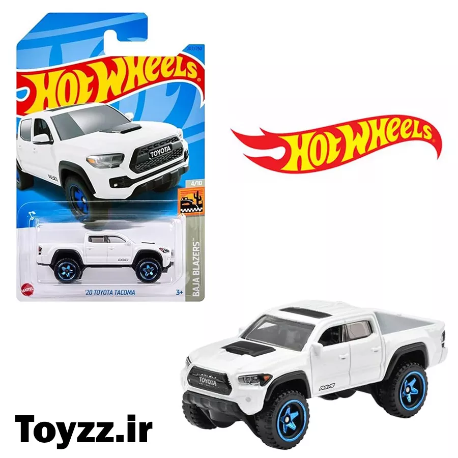ماکت ماشین هات ویلز مدل تویوتا 20 TOYOTA TACOMA سری BAJA BLAZERS