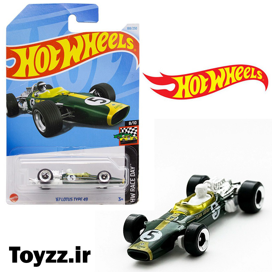 ماکت ماشین هات ویلز مدل 67 LOTUS TYPE 49