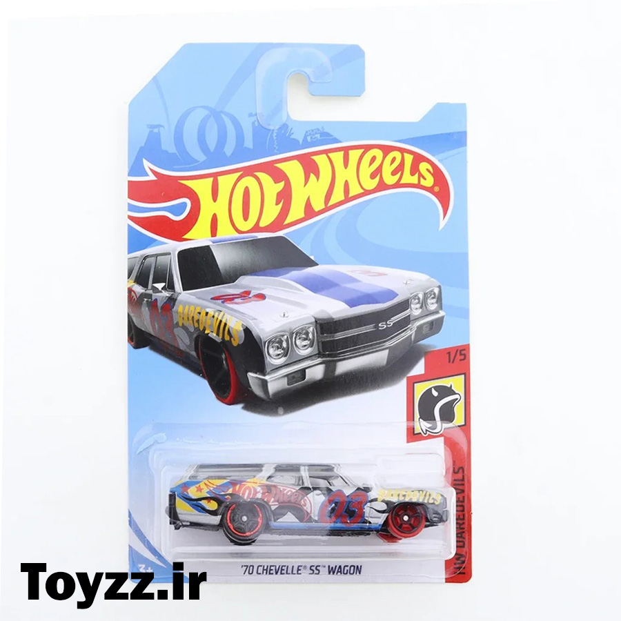 ماکت ماشین هات ویلز مدل 70 CHEVELLE SS WAGON DAREDEVILS