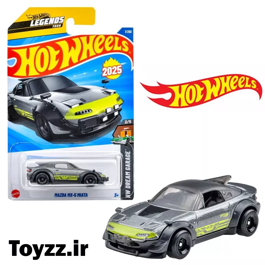 ماکت ماشین هات ویلز مدل مزدا MAZDA MX-5 MIATA سری HW DREAM GARAGE
