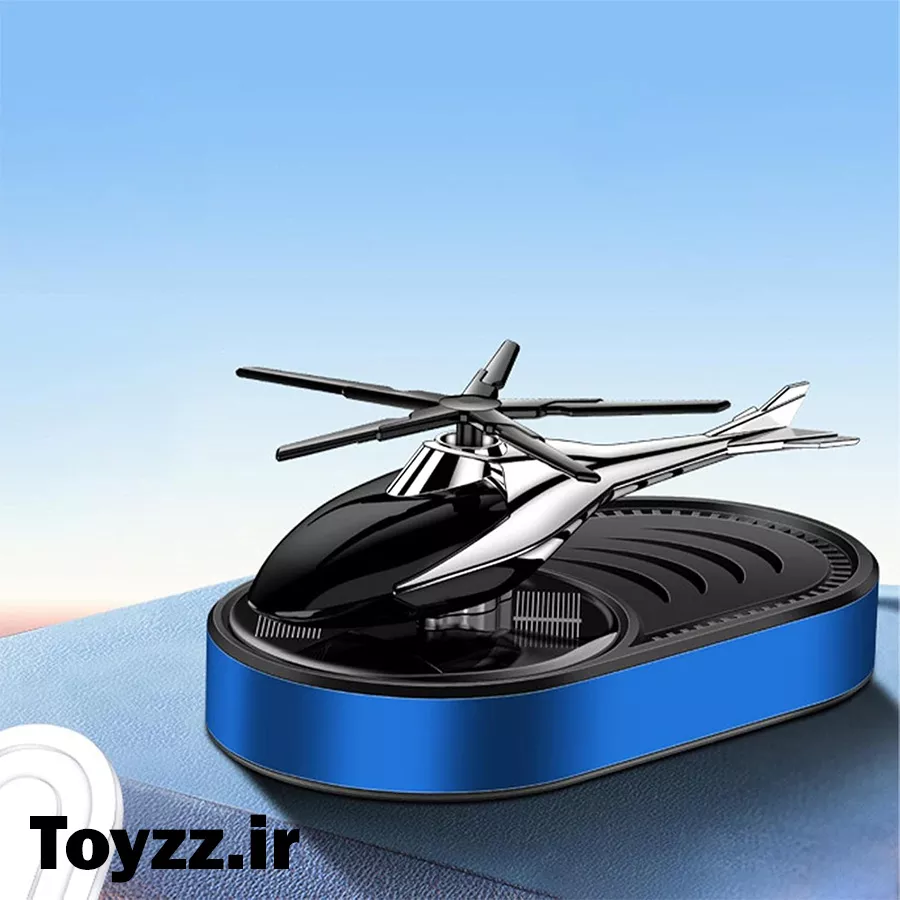 خوشبو کننده هلیکوپتر خورشیدی مدل Helicopter Solar Car Air Freshener