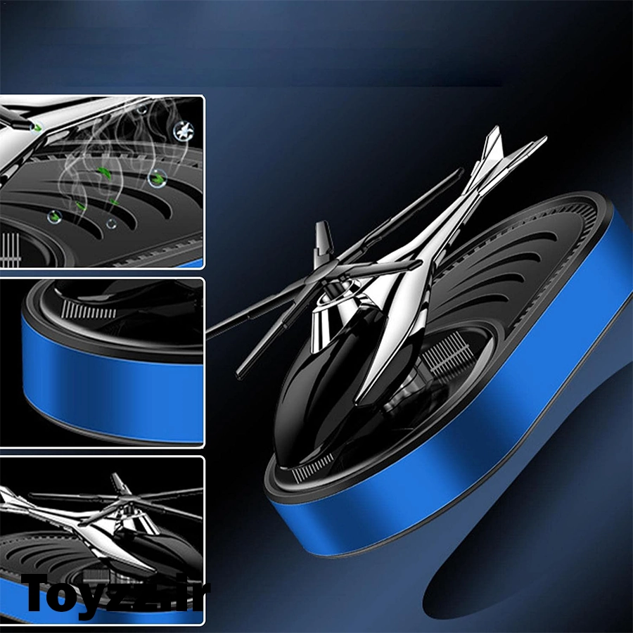 خوشبو کننده هلیکوپتر خورشیدی مدل Helicopter Solar Car Air Freshener
