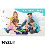 فوتبال دستی چمدانی مدل DOUBLE TABLE FOOTBALL