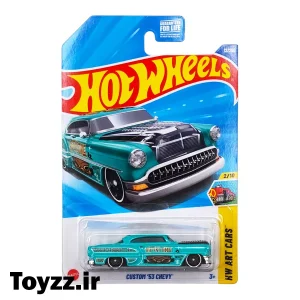ماکت هات ویلز مدل CUSTOM 53 CHEVY سری HW ART CARS