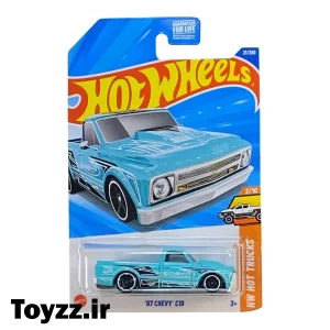 ماکت ماشین هات ویلز مدل 67 CHEVY C10 سری HW HOT TRUCKS
