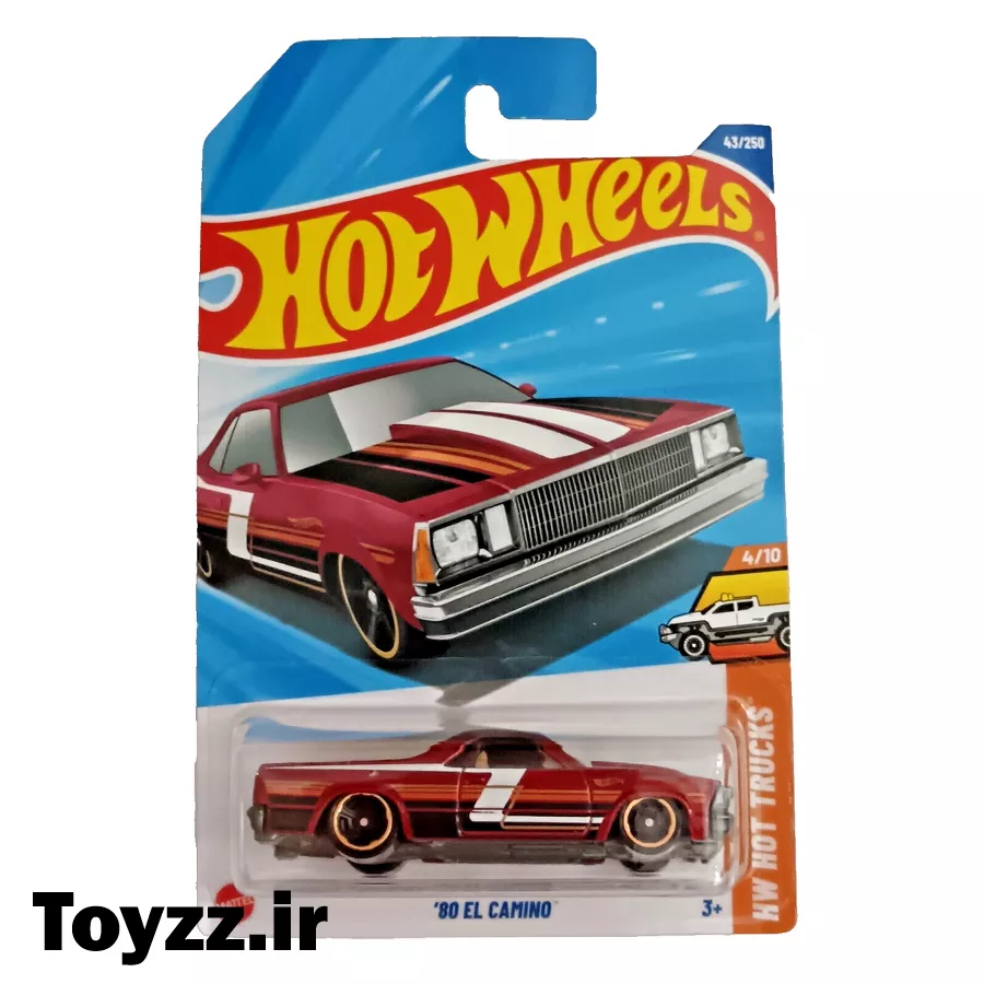 ماکت ماشین هات ویلز مدل 80 EL CAMINO سری HW HOT TRUCKS