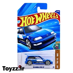 ماکت هات ویلز مدل 90 HONDA CIVIC EF سری HW 70S VS 90S
