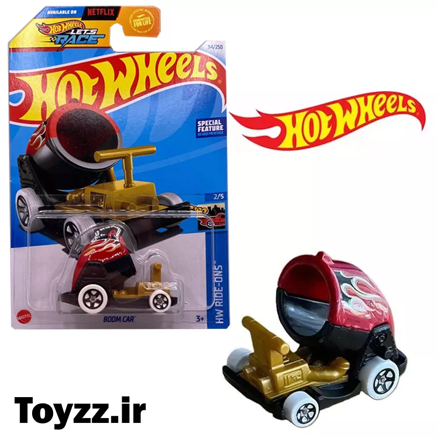 ماکت هات ویلز مدل BOOM CAR سری HW RIDE ONS