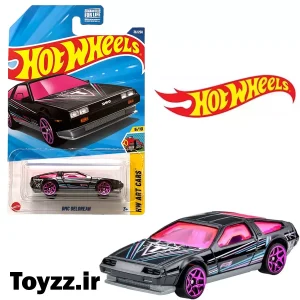 ماکت ماشین هات ویلز مدل DMC DELOREAN سری HW ART CARS