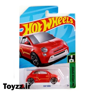 ماکت ماشین هات ویلز مدل FIAT 500e سری HW EV CVN قرمز