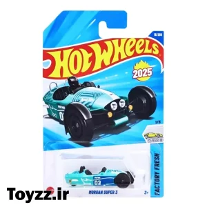 ماکت ماشین هات ویلز مدل MORGAN SUPER 3 سری FACTORY FRESH