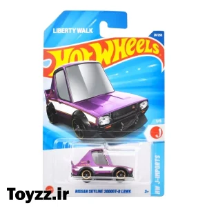 ماکت هات ویلز نیسان اسکای لاین NISSAN SKYLINE 2000GT-R LBWK سری HW J-IMPORTS