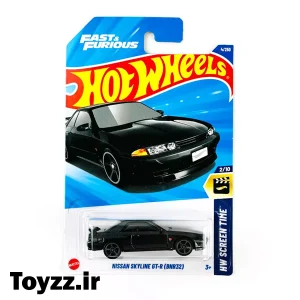 ماکت ماشین هات ویلز مدل (BNR32)NISSAN SKYLINE GT-R سری HW SCREEN TIME