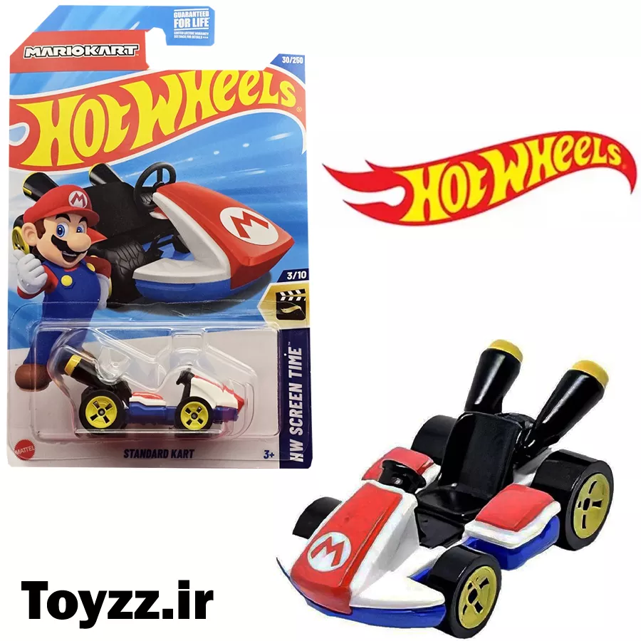 ماکت ماشین هات ویلز مدل STANDARD KART سری HW SCREEN TIME