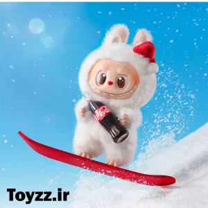 عروسک شانسی لبوبو کوکاکولا مدل POP MART LABUBU THE MONSTERS COCA-COLA